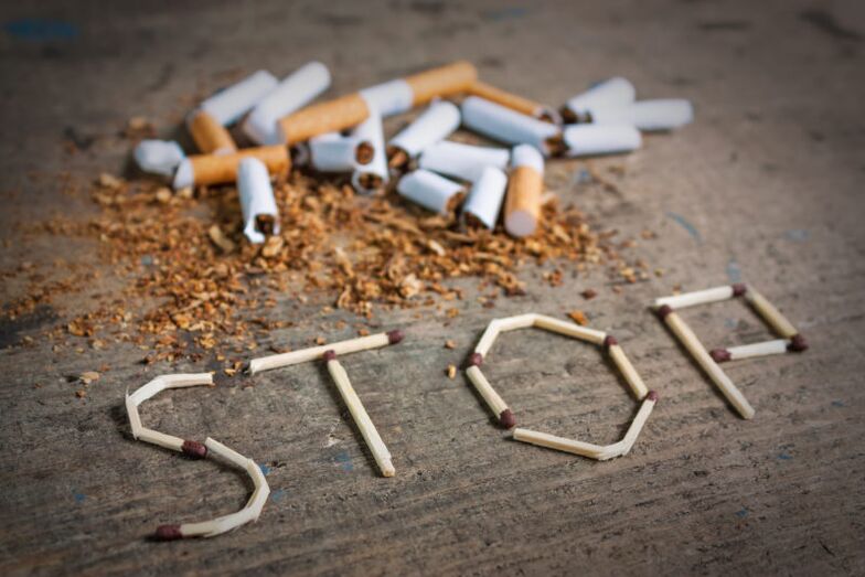 cigaret a vzdát se